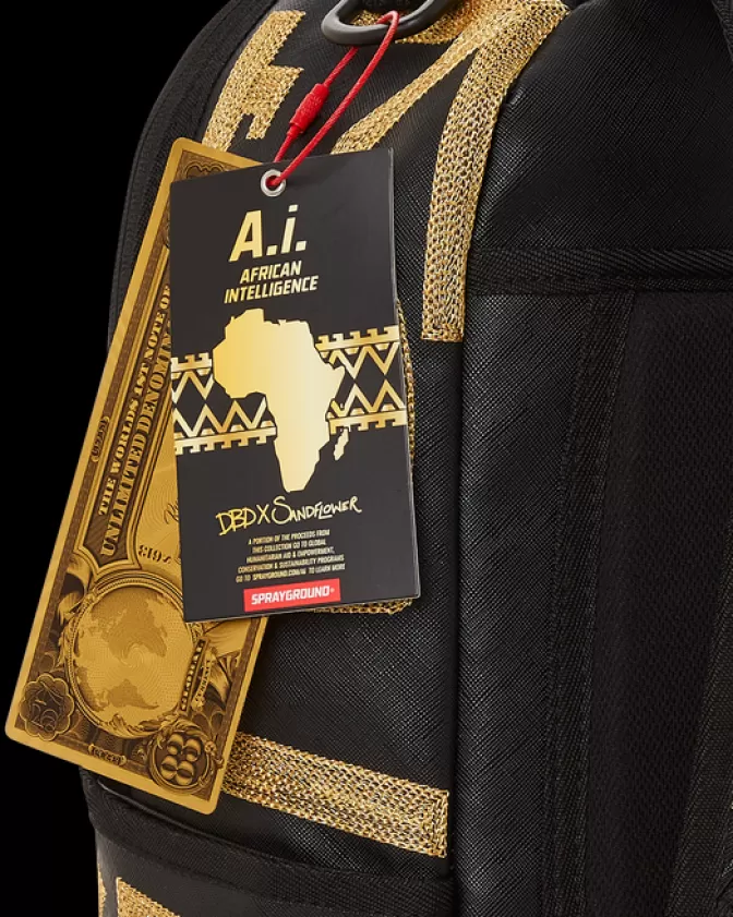 Sprayground BACKPACKS*A.I.8 AFRICAN INTELLIGENCE PATH TO THE FUTURE II BACKPACK (DLXV)
