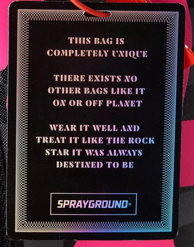 Sprayground BACKPACKS*BLACK HALF CHECK SHARKS IN PARIS BACKPACK (ONE OF ONE)