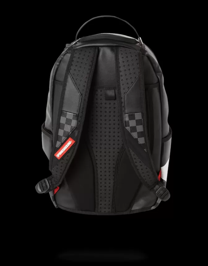 Sprayground BACKPACKS*BLACK HALF CHECK SHARKS IN PARIS BACKPACK (ONE OF ONE)