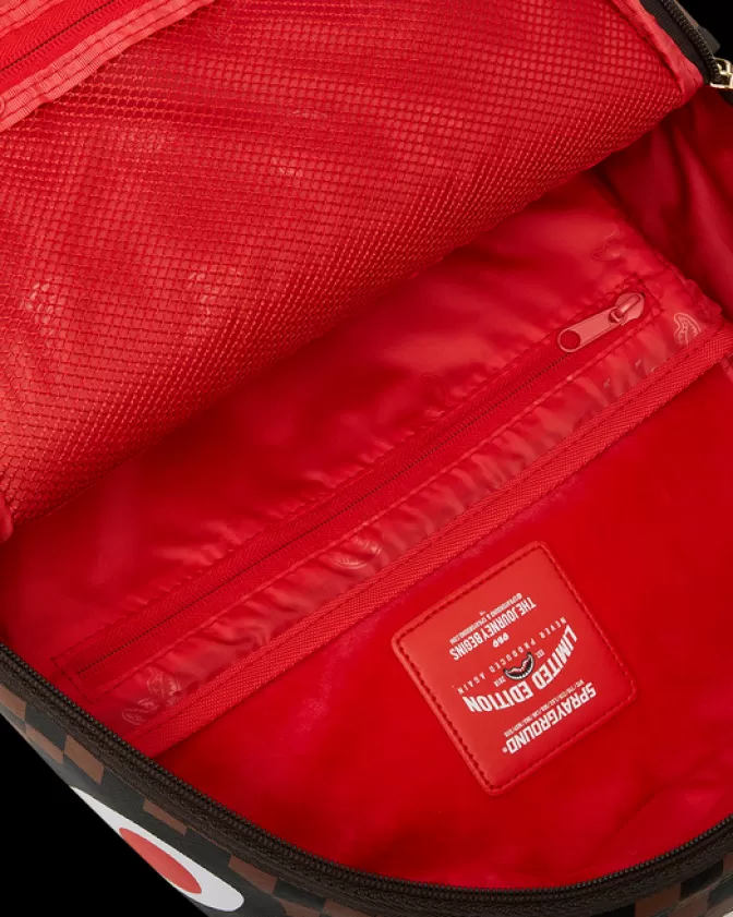 Sprayground BACKPACKS*EXTERIOR GOLD ZIP POCKET SHARKS IN PARIS BACKPACK (DLXV)