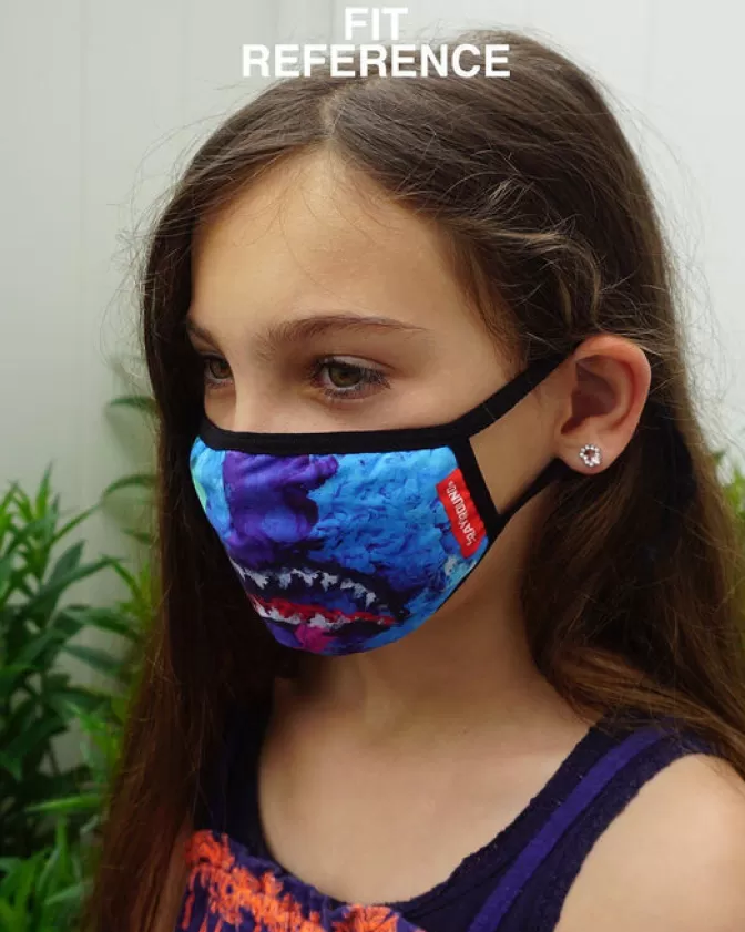 Sprayground FACE MASKS*KIDS FORM FITTING MASK: COLOR DRIP
