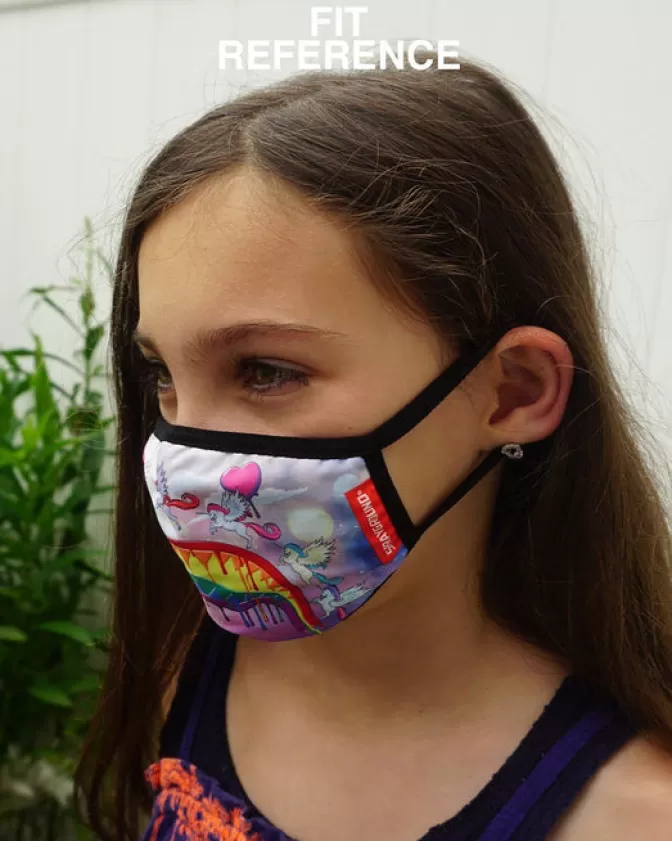 Sprayground FACE MASKS*KIDS FORM FITTING MASK: COLOR DRIP