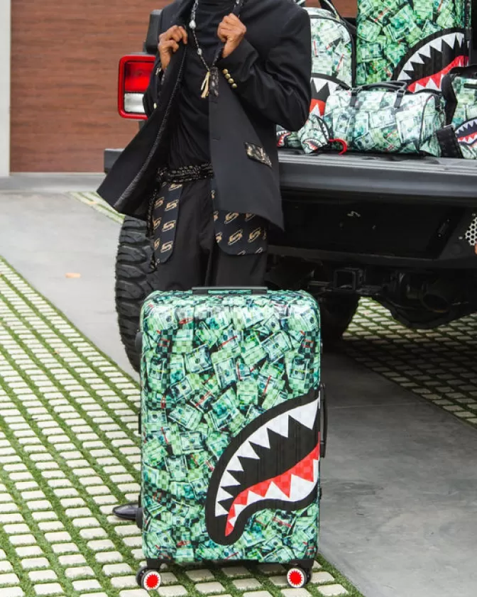 Sprayground FULL-SIZE LUGGAGE*MAMA I MADE IT SHARKITECTURE HARDSHELL FULL-SIZE LUGGAGE