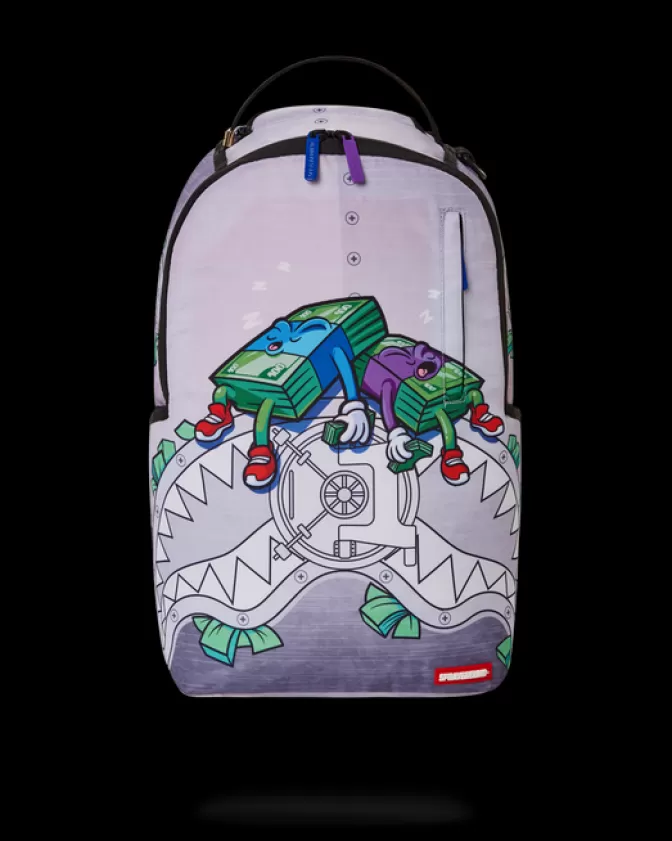 Sprayground BACKPACKS*MONEY BOYS I MAKE MONEY WHILE I SLEEP KNAPSACK (DLXR)