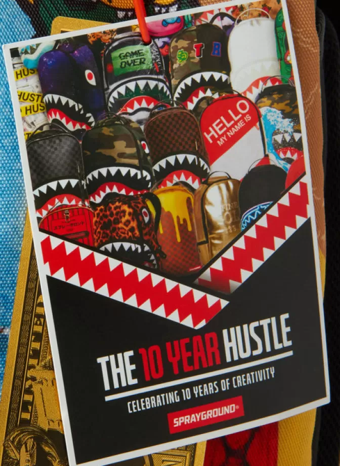 Sprayground BACKPACKS*THE 10 YEAR HUSTLE BACKPACK. MYSTERY BOX. NUMBERED 1 OF 100