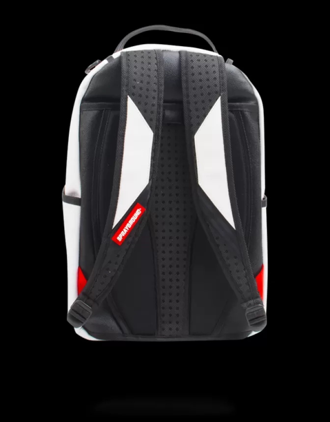 Sprayground BACKPACKS*THE DIY WHITE BACKPACK (VEGAN LEATHER u0026 INNER MONEY LINING) u0026 MARKERS INCLUDED